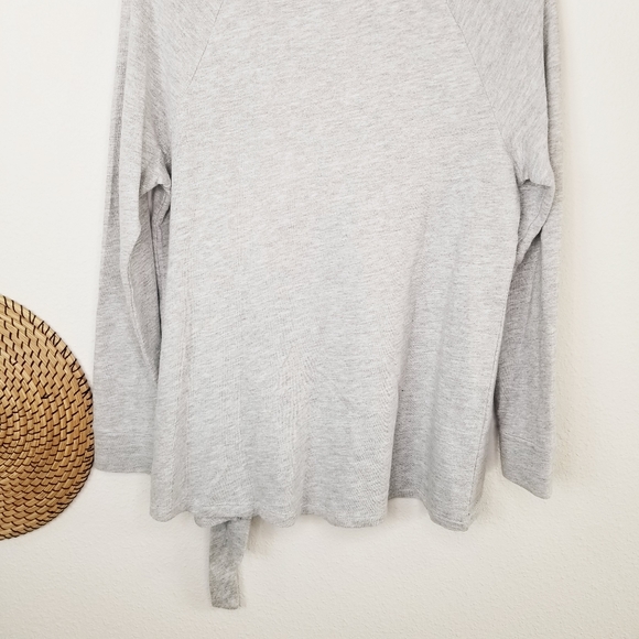 Caslon Long Sleeve Side Tie Knot Sweatshirt - Picture 6 of 11